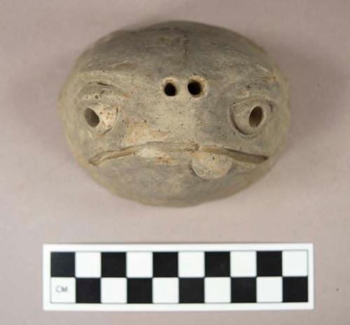 Terra cotta animal heads