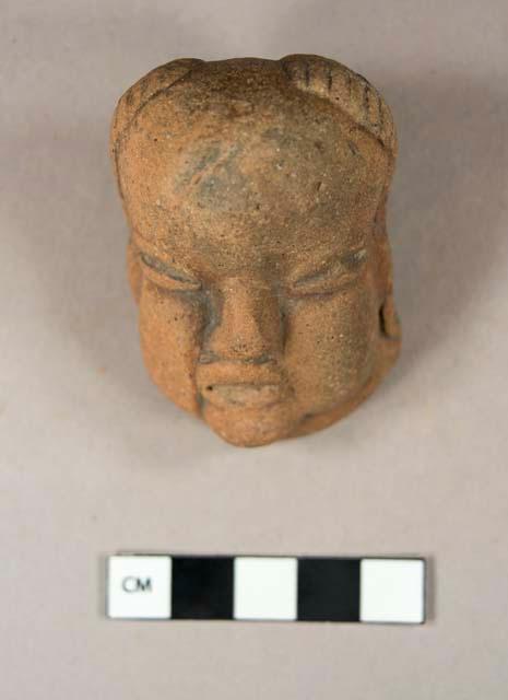 Head of terracotta figure