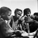 Group of children sitting, close-up