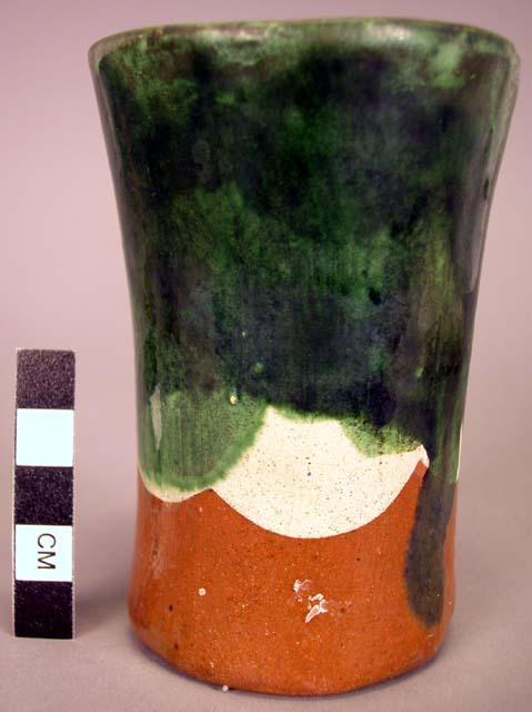 Ceramic polychrome beaker