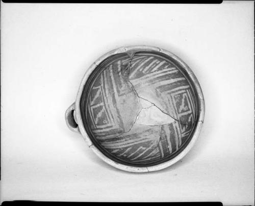 Photograph (missing) and negative of painted ceramics from the Jeddito Expedition, page 3