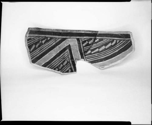 Photograph and negative of painted ceramics from the Jeddito Expedition, page 14