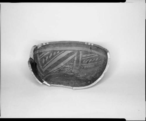 Photograph and negative of painted ceramics from the Jeddito Expedition, page 20