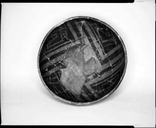 Photograph and negative of painted ceramics from the Jeddito Expedition, page 29