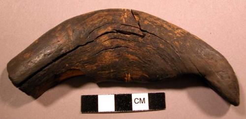Wood fragment, possbile part of spear thrower