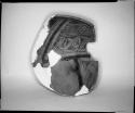 Photograph and negative of painted ceramics from the Jeddito Expedition, page 118