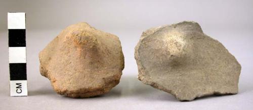 2 potsherds with typical lugs