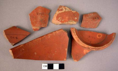 Pottery Red Fragments/ Terra Sigillata