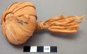 Bulb shaped amulet, vegetable fiber