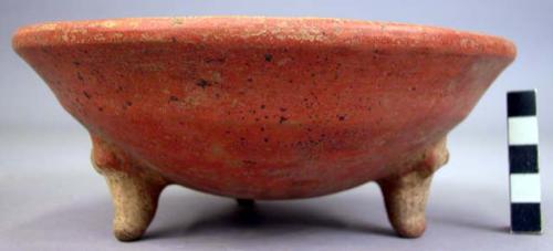 Tripod pottery bowl - Lost Color ware