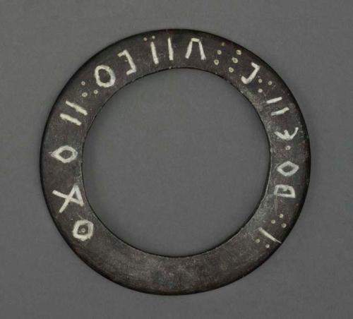 Inscribed stone bracelet