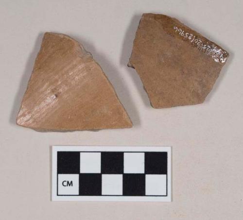 Buff-Brown Polished Ware body sherds