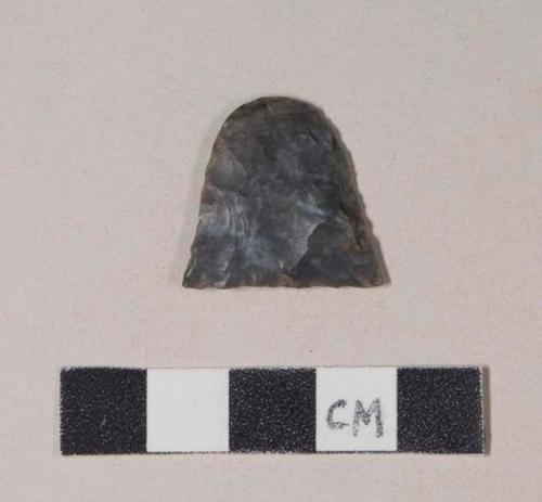 Chipped stone, biface, possible reworked blade or projectile point, possible scraper