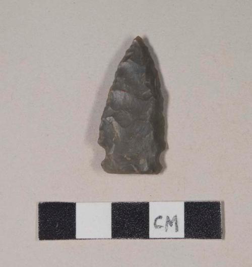 Chipped stone, projectile point, side-notched