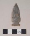 Chipped stone, projectile point, side-notched