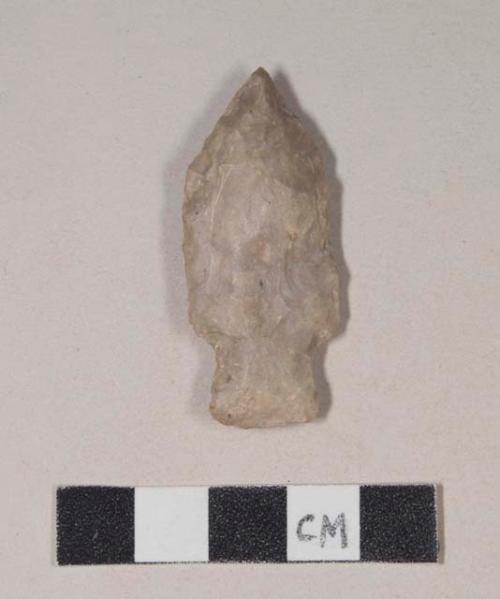 Chipped stone, projectile point, side-notched