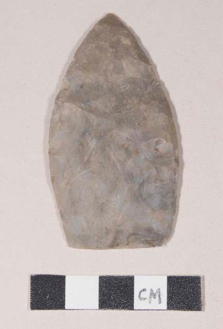 Chipped stone, biface, lanceolate