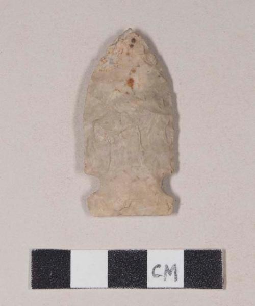 Chipped stone, projectile point, side-notched