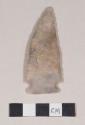 Chipped stone, projectile point, side-notched, slightly beaked