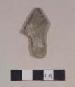 Chipped stone, projectile point, asymmetrical