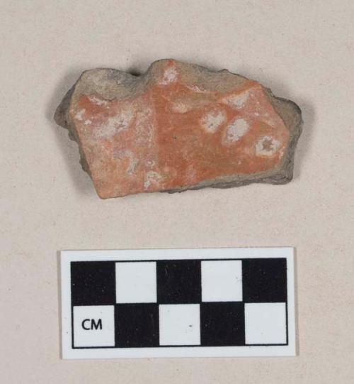Polychrome Ware, White-on-Red and Buff, body sherd; Cuanalan phase, Late Preclassic
