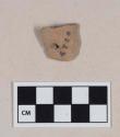 Fine Matte Ware, body sherd, with pierced hole