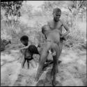 Four boys wrestling