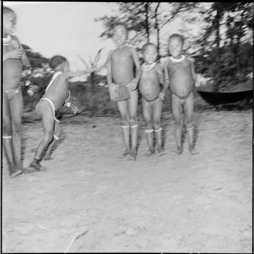 Group of children standing