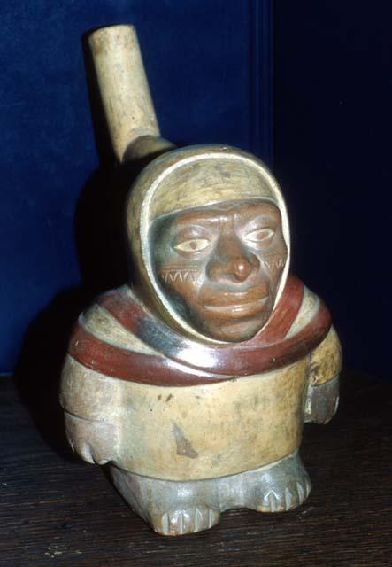 Ceramic vessel depicting a dwarf