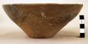 Open pottery bowl