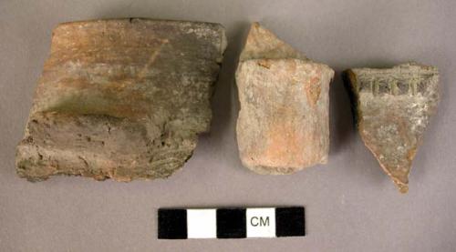 Fragments of pottery storage jars (2 boxes)