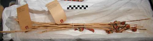 Medicine sticks with cloth wrapings