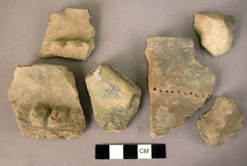 Pottery storage jar fragments 2 boxes