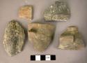 Pottery cup fragments