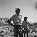 Robert Gardner standing with another expedition member