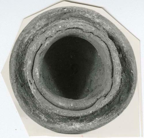 Ceramic vessel or cone, interior