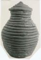 Coiled pottery vessel