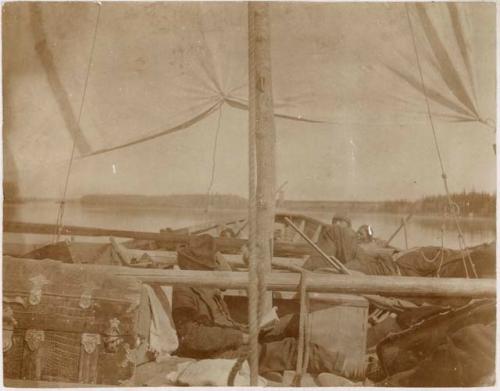 York boat on Athabasca River