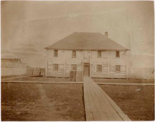 Big house at Fort Providence, Behchokǫ̀