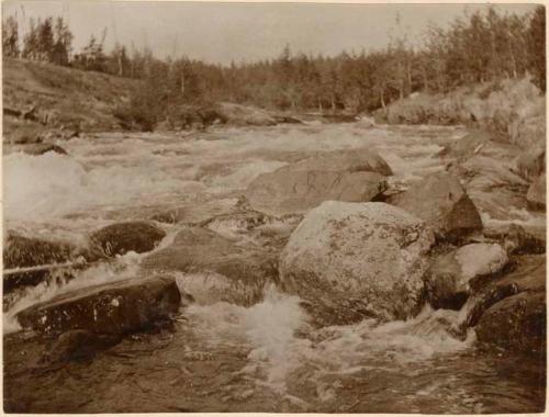 Yellowknife River rapids