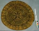 Round fijian table mat