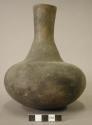 Ceramic vessel, long neck, flared at lip