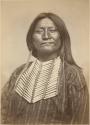 Studio portrait of Heap Wolves, a Comanche Chief