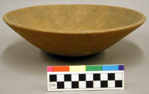 Ceramic vessel, complete bowl, plain