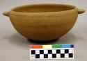 Earthen bowl with handles