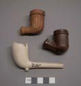 Pipes, stoneware, white kaolin