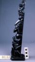 Black slate model of totem pole