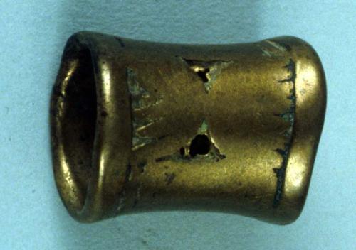 Brass ring - worn on middle finger