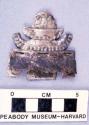 Silver ornament - animal form; embossed techique; silver strip joined by 3 groov