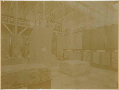 World's Columbian Exposition of 1893 - Mayan stelae